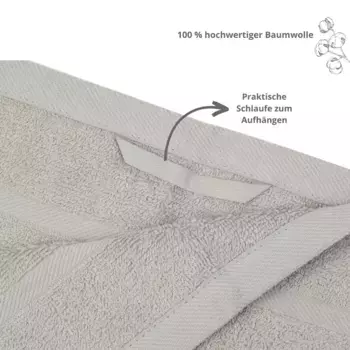 Полотенце Sleepling, серебряный