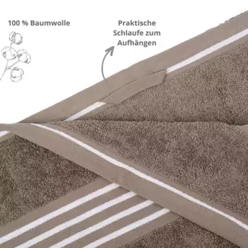 Полотенце Sleepling, серо-коричневый