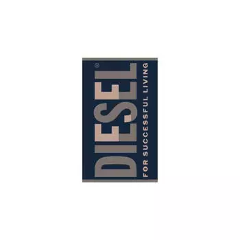 Полотенце смайл Diesel, синий