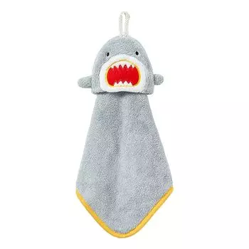 Полотенце со шнурком Мягкое суперпоглощающее коралловое флисовое многоразовое полезное кухонное полотенце Декор для кухни и ванной комнаты для дома Темно-синий Stuttg, серый