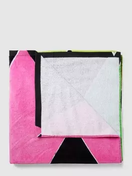 Полотенце со сплошным узором модель "ВОЛНЫ" Billabong, неоновый зеленый