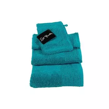 Полотенце St. Barth Ripsborde, 100% хлопок, 380 г/м, 50 х 100 см, микрохлопок, бирюзовый