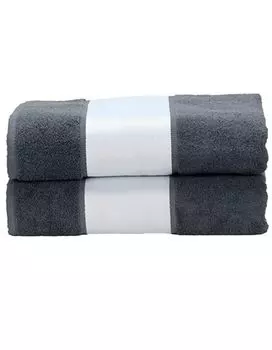 Полотенце SUBLI-Me Sport Towel, 30 x 140 см — Цвет: огненно-красный — Размер: 30 x 140 см A & R, серый