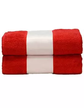 Полотенце SUBLI-Me Sport Towel, 30 x 140 см – Цвет: песочный – Размер: 30 x 140 см A & R, красный