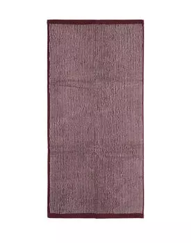 Полотенце timeless tone stripe Marc O'Polo, баклажановый