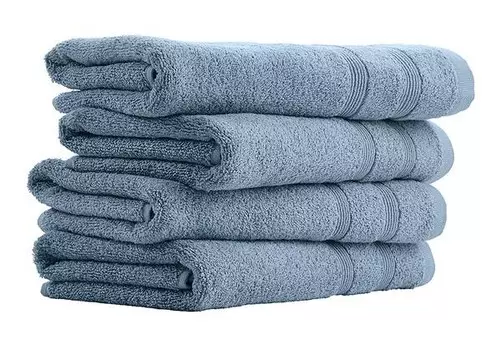 Полотенце Uncover by Schiesser Brooklyn 4-teilig, 50x1x100 см, светло-голубой