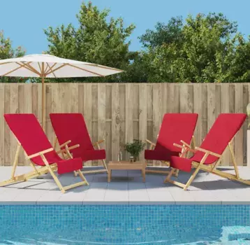 Полотенце Vidaxl, красный