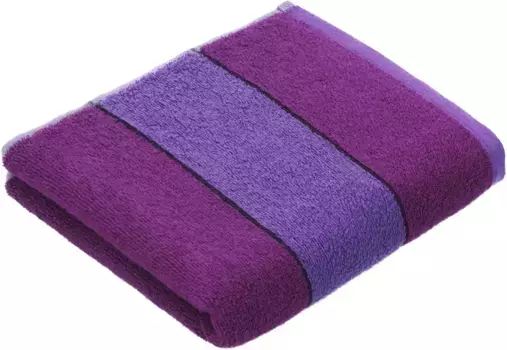 Полотенце Vossen "Болеро", (2 шт.), в блочно-полосатом дизайне 50х100 см (2 шт.), цвет lollipop