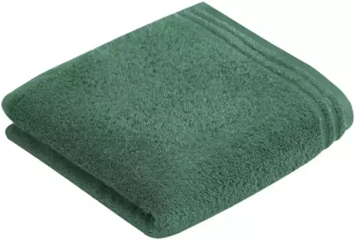 Полотенце Vossen "Calypso Feeling", (2 шт.), с узкой каймой, из 100% высококачественного хлопка, веганское, однотонное 60х110 см (2 шт.), цвет oasis