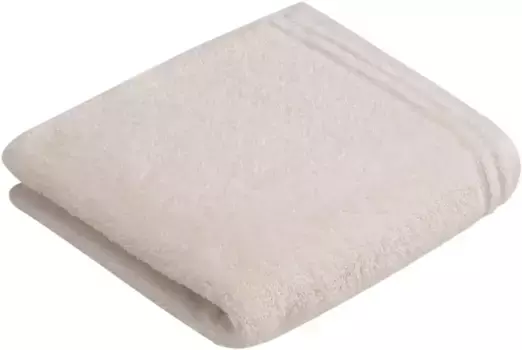 Полотенце Vossen "Calypso Feeling", (2 шт.), с узкой каймой, из 100% высококачественного хлопка, веганское, однотонное 60х110 см (2 шт.), слоновая кость