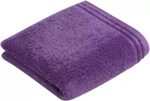 Полотенце Vossen "Calypso Feeling", (2 шт.), с узкой каймой, из 100% высококачественного хлопка, веганское, однотонное 50х100 см (2 шт.), цвет lollipop