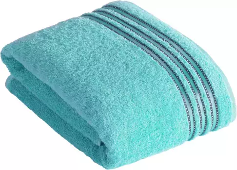 Полотенце Vossen "Cult de Luxe", (1 шт.), с блестящей каймой 100х150 см (1 шт.), светло-лазурный