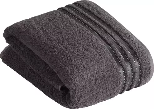 Полотенце Vossen "Cult de Luxe", (1 шт.), с блестящей каймой 100х150 см (1 шт.), цвет graphit