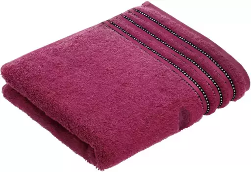 Полотенце Vossen "Cult de Luxe", (1 шт.), с блестящей каймой 100х150 см (1 шт.), фиолетовый