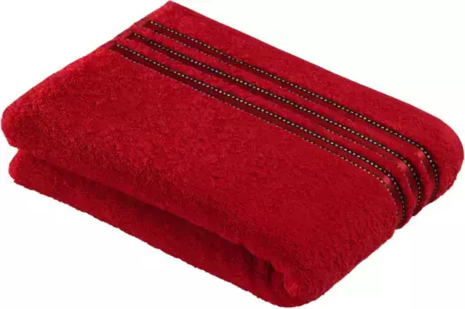 Полотенце Vossen "Cult de Luxe", (1 шт.), с глянцевой каймой 67х140 см (1 шт.), цвет purpur