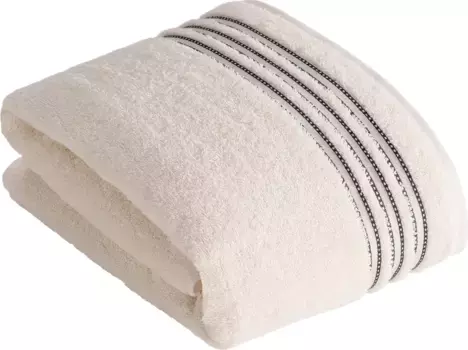 Полотенце Vossen "Cult de Luxe", (1 шт.), с блестящей каймой 100х150 см (1 шт.), белый