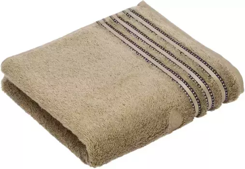 Полотенце Vossen "Cult de Luxe", (1 шт.), с глянцевой каймой 67х140 см (1 шт.), цвет camel