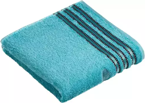 Полотенце Vossen "Cult de Luxe", (2 шт.), с блестящей каймой 50х100 см (2 шт.), светло-лазурный