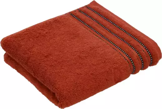Полотенце Vossen "Cult de Luxe", (2 шт.), с блестящей каймой, цвет copper