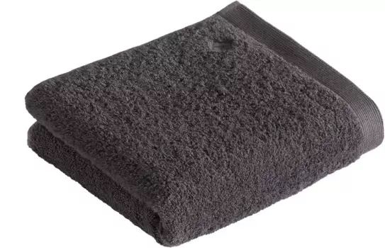 Полотенце Vossen "High Line", (2 шт.), с вышивкой логотипа 50х100 см (2 шт.), цвет graphit