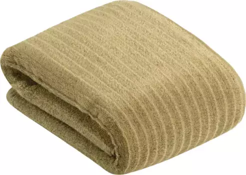 Полотенце Vossen "Mystic", (1 шт.), VEGAN, полосатый дизайн 100х150 см (1 шт.), цвет hunter