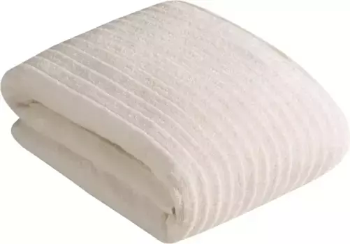 Полотенце Vossen "Mystic", (1 шт.), VEGAN, полосатый дизайн 100х150 см (1 шт.), слоновая кость