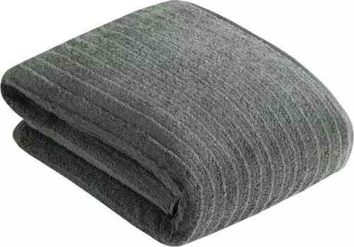 Полотенце Vossen "Mystic", (1 шт.), VEGAN, полосатый дизайн 67х140 см (1 шт.), цвет fjord