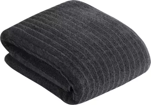 Полотенце Vossen "Mystic", (1 шт.), VEGAN, полосатый дизайн 67х140 см (1 шт.), цвет night