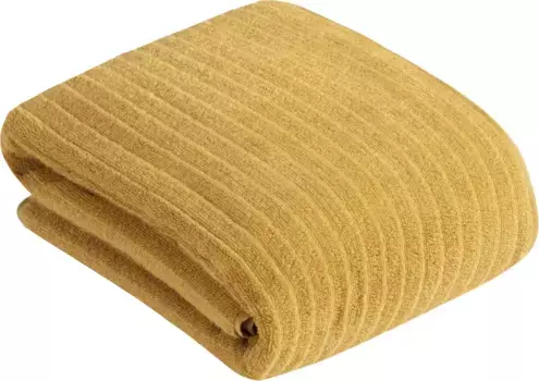 Полотенце Vossen "Mystic", (1 шт.), VEGAN, полосатый дизайн 67х140 см (1 шт.), цвет ginko