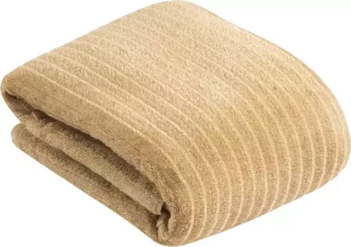 Полотенце Vossen "Mystic", (1 шт.), VEGAN, полосатый дизайн 67х140 см (1 шт.), цвет granola