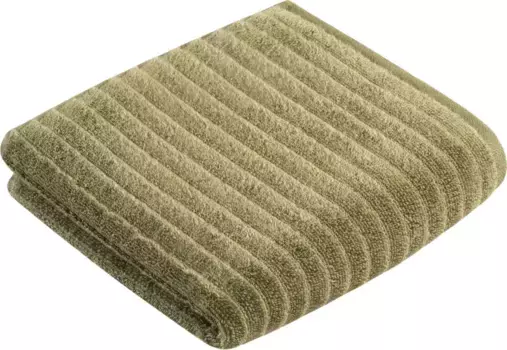 Полотенце Vossen "Mystic", (2 шт), VEGAN, дизайн в полоску 50х100 см (2 шт.), цвет fern