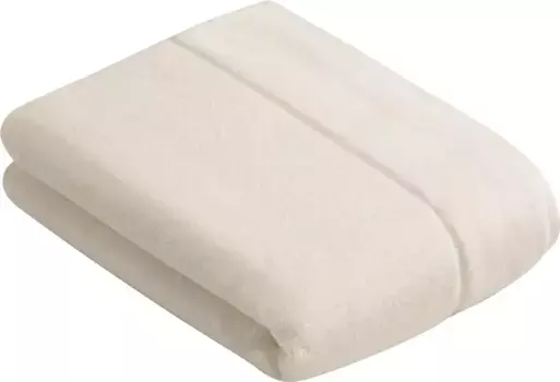 Полотенце Vossen "Pure", (1 шт.), хлопок & VEGAN, с элегантной велюровой каймой 100х150 см (1 шт.), слоновая кость