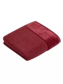 Полотенце Vossen Pure Vegan Life цвет красный камень размер 60х110 см