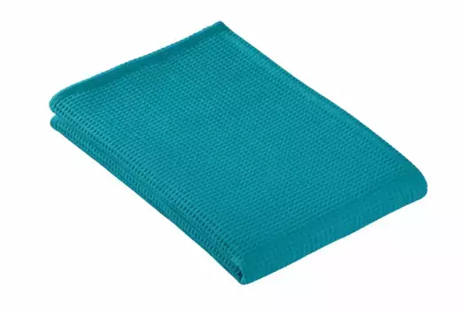 Полотенце Vossen "Rom", (1 шт.), с вафельным рисунком 80х220 см (1 шт.), цвет petrol