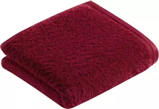 Полотенце Vossen "Vegan Life", (2 шт), 100% веган 16х100 см (1 шт.), цвет rubin