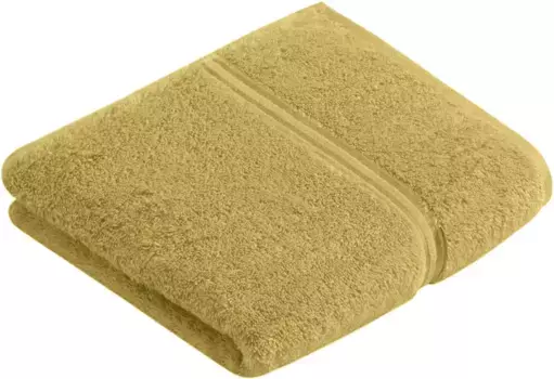 Полотенце Vossen "Вера", (2 шт), структура шенилл 50х100 см (2 шт.), цвет curry