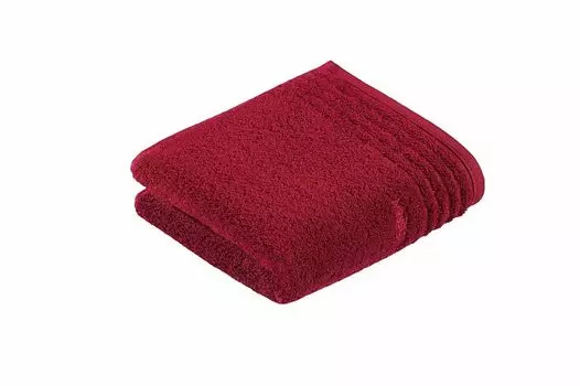 Полотенце Vossen Vienna Style Supersoft цвет рубин размер 80х160см, красный