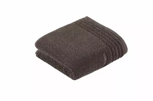 Полотенце Vossen Vienna Style Supersoft цвет сланцево-серый размер 80х160см, черный