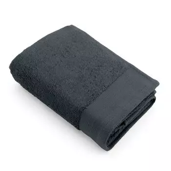Полотенце Walra мягкий хлопок антрацит - 50x100 см, черный