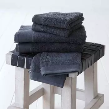 Полотенце Walra мягкий хлопок антрацит - 60x110 см