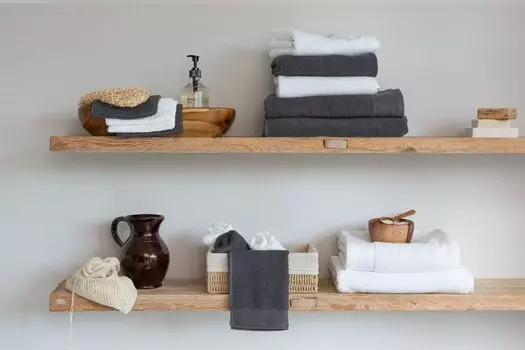 Полотенце Walra Мягкий хлопок Попкорн Белый - 50x100 см