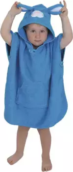 Полотенце Wewo fashion с капюшоном "8025K", (1 шт.), удлиненный капюшон 100х100 см (1 шт.), синий