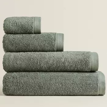 Полотенце Zara Home Cotton, хаки