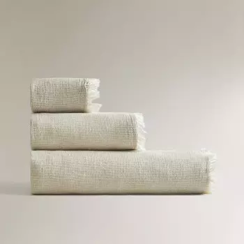 Полотенце Zara Home Waffle-Knit Linen