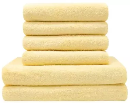 Полотенце Zolln шт 00000283 6 шт, 50x1x100 см, желтый
