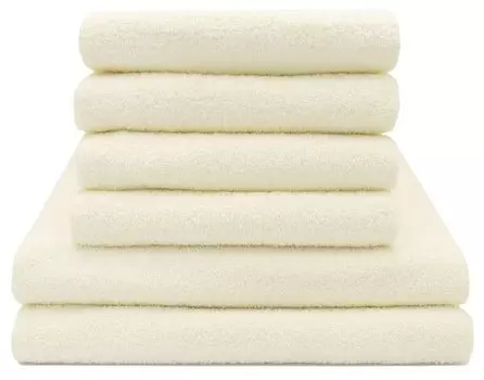 Полотенце Zolln шт 00000283 6 шт, 50x1x100 см, кремовый
