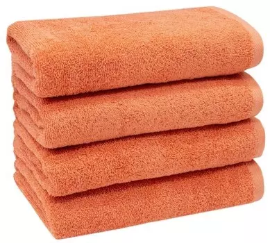 Полотенце Zollner 00000319 4 шт, 50x1x100 см, оранжевый
