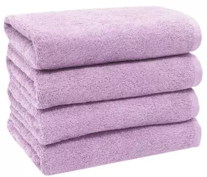 Полотенце Zollner 00000319 4 шт, 50x1x100 см цвет hellviolett