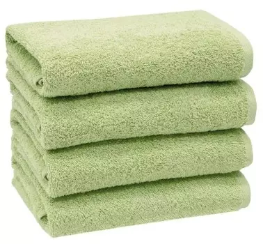 Полотенце Zollner 00000319 4 шт, 50x1x100 см, светло-зеленый
