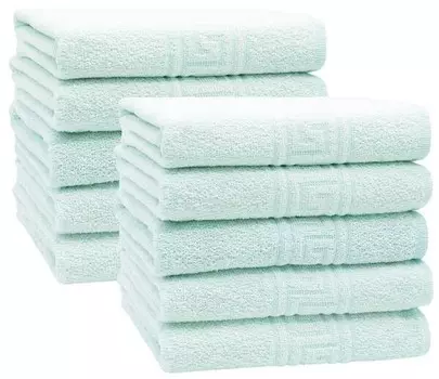 Полотенце Zollner 00000365 10 шт, 50x1x100 см, зеленый